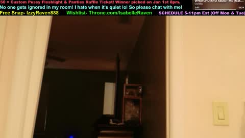 IsabelleRaven online show from January 11, 8:04 pm