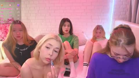 Snapshot of _ramune_ chatting on September 9, 2:17 pm Merlizz Eva Jane Mila Nicole left to right online show from September 9, 2:17 pm