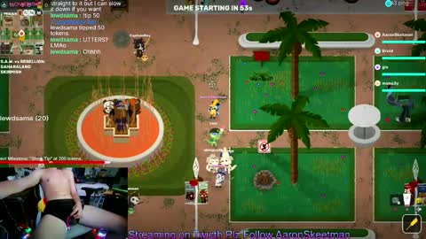 Snapshot of aaronskeetman chatting on October 17, 5:11 am Aaron Skeetman online show from October 17, 5:11 am
