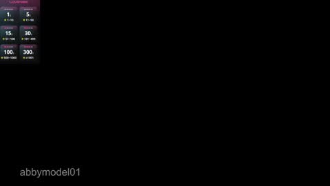 ABBYMODEL01  online show from October 16, 3:11 pm