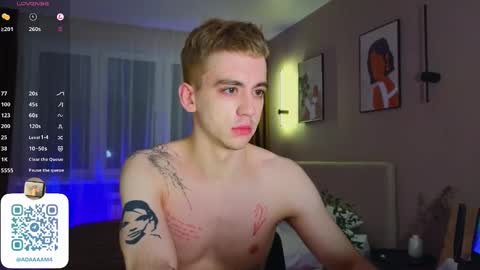 Hi Im Adam Glad to see u here 3 And its my first day online show from January 17, 9:17 pm