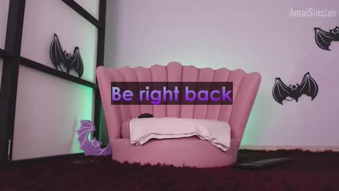 Amai  Sinclair  online show from October 27, 7:08 am