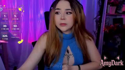 Snapshot of amydark chatting on October 12, 8:10 pm Amy online show from October 12, 8:10 pm