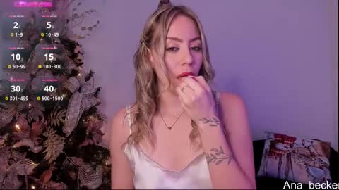 Snapshot of ana_becker1 chatting on December 30, 5:55 pm Ana online show from December 30, 5:55 pm