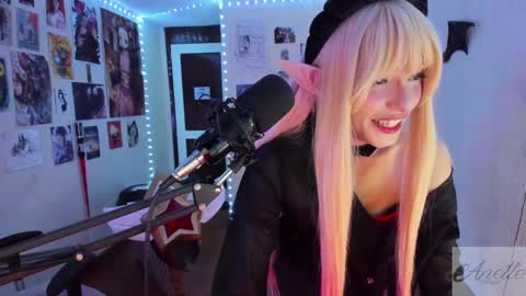 Snapshot of anette_sf chatting on February 12, 3:18 am Anette Scorpio online show from February 12, 3:18 am