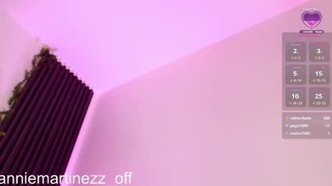 Snapshot of anniemartinezz chatting on October 7, 4:14 pm Annie online show from October 7, 4:14 pm