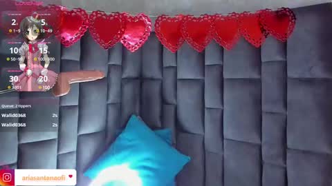 Snapshot of arisantana chatting on February 12, 1:48 pm Aria online show from February 12, 1:48 pm