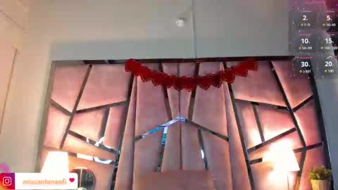 Snapshot of arisantana chatting on February 19, 4:11 pm Aria online show from February 19, 4:11 pm