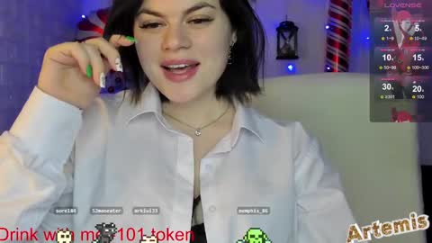 Artemis  my pvt is open and lovense is active  online show from January 2, 4:02 pm