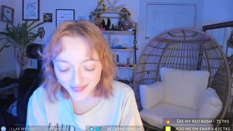 Beck the tongue online show from January 25, 9:25 pm