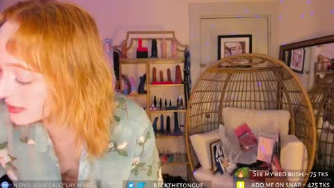 Beck the tongue online show from October 1, 11:03 pm