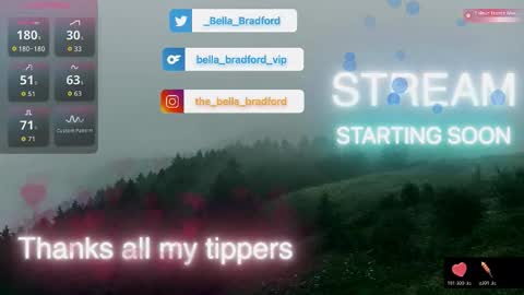 Snapshot of bella_bradford chatting on October 29, 2:02 am Bella Bradford online show from October 29, 2:02 am