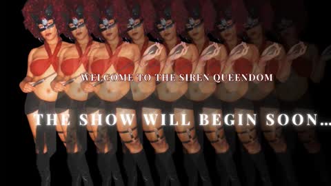 Snapshot of blacksirenqueen chatting on October 19, 9:25 am Queen Siren online show from October 19, 9:25 am