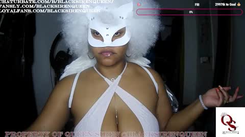 Snapshot of blacksirenqueen chatting on October 15, 11:11 am Queen Siren online show from October 15, 11:11 am