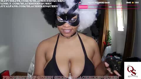 Snapshot of blacksirenqueen chatting on September 26, 1:41 pm Queen Siren online show from September 26, 1:41 pm