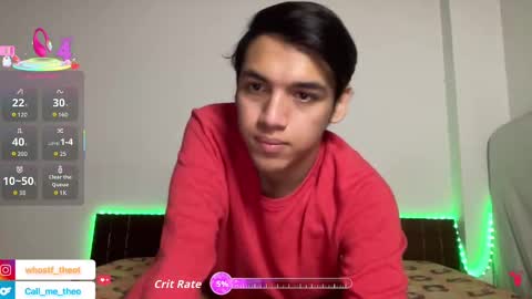 Snapshot of call_me_theo chatting on September 30, 1:10 pm Mateo online show from September 30, 1:10 pm