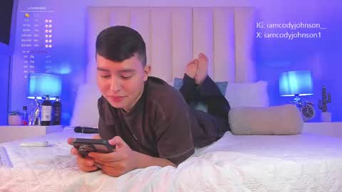Snapshot of cody_johnsonn_ chatting on March 11, 7:47 pm CODY online show from March 11, 7:47 pm