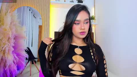 Coraline connected from 10 pm to 6 am Colombia time online show from April 7, 2:57 am