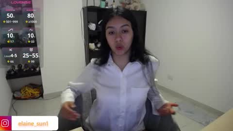 Snapshot of elaine_sun chatting on October 2, 4:00 am Elaine eli online show from October 2, 4:00 am