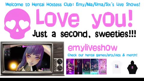 Snapshot of emyliveshow chatting on March 7, 8:56 am Hentai Hostess Club online show from March 7, 8:56 am