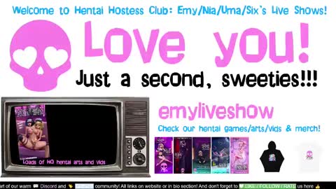Snapshot of emyliveshow chatting on March 12, 5:24 am Hentai Hostess Club online show from March 12, 5:24 am
