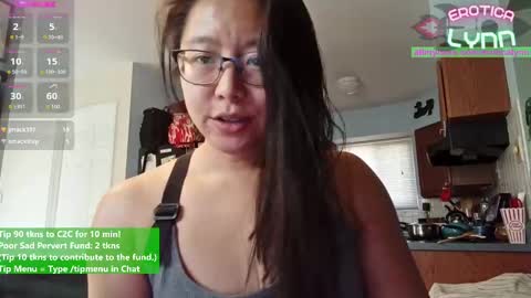 Snapshot of eroticalynn chatting on October 9, 7:19 pm Lynn online show from October 9, 7:19 pm