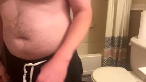 Curious guy showing off online show from May 19, 3:57 am