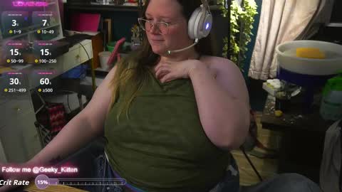 Snapshot of geeky_kitten chatting on September 23, 5:23 am Geeky Kitten Leina - online show from September 23, 5:23 am