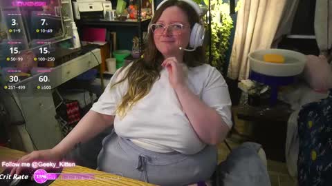 Snapshot of geeky_kitten chatting on September 25, 6:53 am Geeky Kitten Leina - online show from September 25, 6:53 am