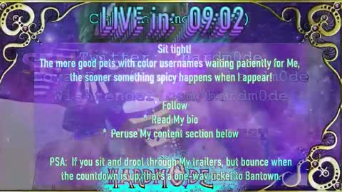 Snapshot of hardm0de chatting on October 1, 7:57 pm B0ne Daddy Bonesaw Real-Life College of Whispers Bard mindfuck brainwash hypno cerebral sensual online show from October 1, 7:57 pm