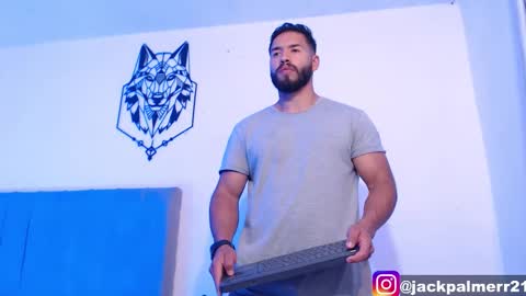 Snapshot of jack_master_muscle chatting on October 5, 1:25 am jack and leah online show from October 5, 1:25 am