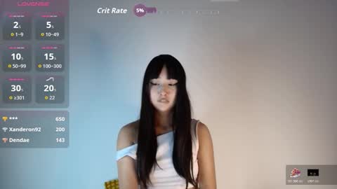 Snapshot of ji_yen chatting on October 20, 2:05 am Jiyen online show from October 20, 2:05 am