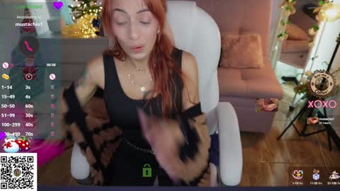 Snapshot of kittygrey chatting on December 12, 3:27 pm Samantha Grey online show from December 12, 3:27 pm