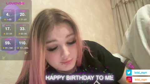Snapshot of krisi_myrr chatting on December 9, 1:29 am Kristina3 online show from December 9, 1:29 am