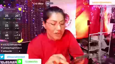 Snapshot of lainsaciableintensa chatting on October 13, 1:40 am lainsaciableintensa online show from October 13, 1:40 am