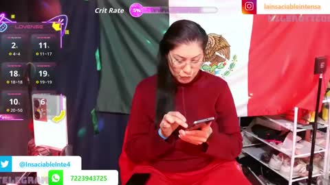Snapshot of lainsaciableintensa chatting on October 3, 2:43 am lainsaciableintensa online show from October 3, 2:43 am