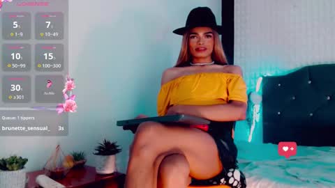 Snapshot of lara_brunette chatting on January 29, 9:23 am Lara Brunette  online show from January 29, 9:23 am