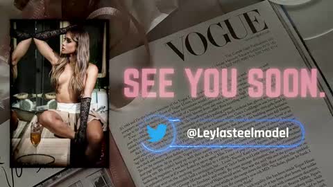 Snapshot of leyla_steel chatting on January 25, 5:40 am INSTA leylasteel model online show from January 25, 5:40 am