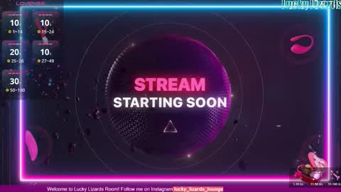 Snapshot of lucky_lizards chatting on October 26, 2:45 am Lucky Lizards online show from October 26, 2:45 am