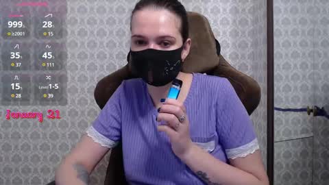 Snapshot of m00n8kiki chatting on January 21, 6:22 am Ksu online show from January 21, 6:22 am