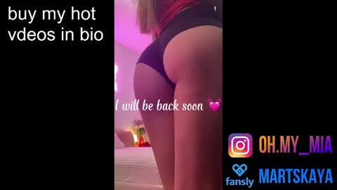 Mia Martskaya online show from October 2, 9:52 am