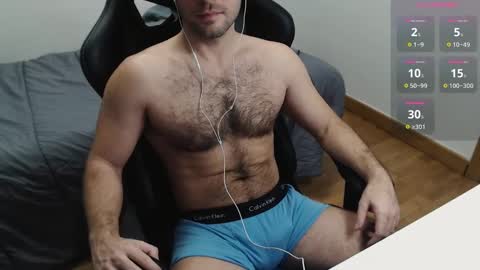 Snapshot of myhairymacho chatting on January 25, 2:58 am Juan  OF  myhairymacho online show from January 25, 2:58 am