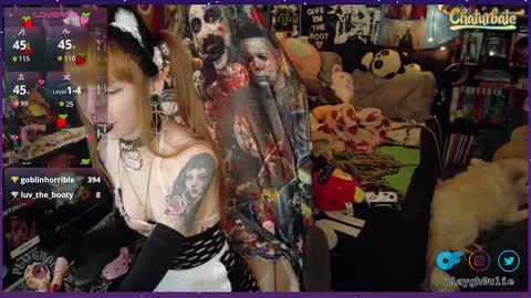 Snapshot of playgh0ul chatting on September 28, 7:28 am playgh0ul Ghoulie online show from September 28, 7:28 am