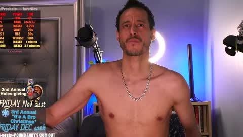 Andy Conda ITS A BRO CHRISTMAS PARTY FRIDAY DECEMBER 13TH 9pm est - LATE Mark Your Calendar online show from November 13, 1:41 am