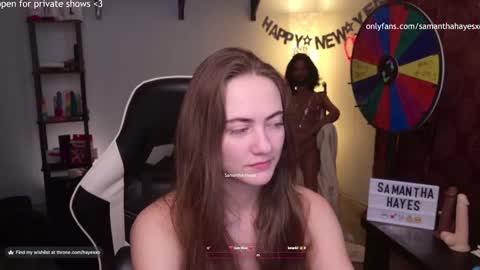 The Real Samantha Hayes haha  online show from January 16, 12:12 am