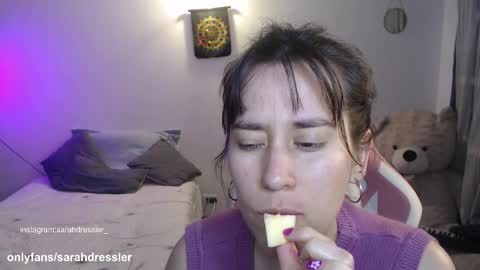 Snapshot of sarahdressler chatting on October 5, 2:53 am sarahdressler online show from October 5, 2:53 am