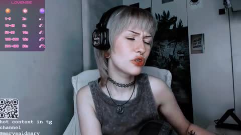 Snapshot of say_mary chatting on September 28, 7:45 pm pronoun she. name Mary. age 21. online show from September 28, 7:45 pm