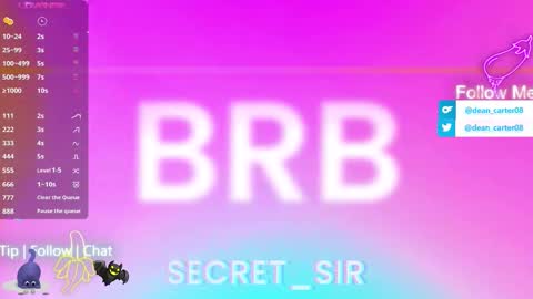 Dean Carter online show from March 24, 11:22 pm