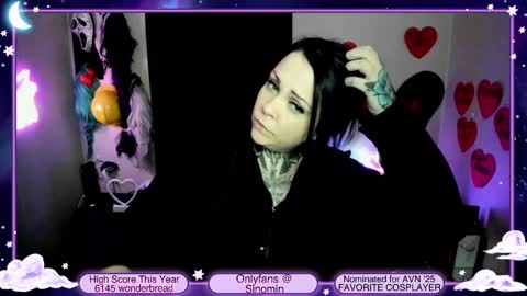 Snapshot of sinominx chatting on February 5, 2:19 am Sinomin online show from February 5, 2:19 am