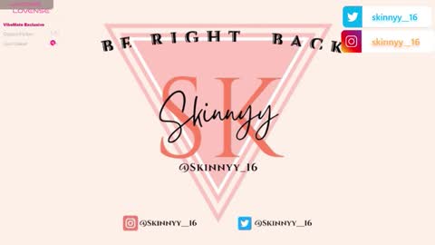 Snapshot of skinnyy_16 chatting on October 17, 6:17 am Skinny online show from October 17, 6:17 am